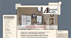 Desktop Screenshot of bissantirealty.com